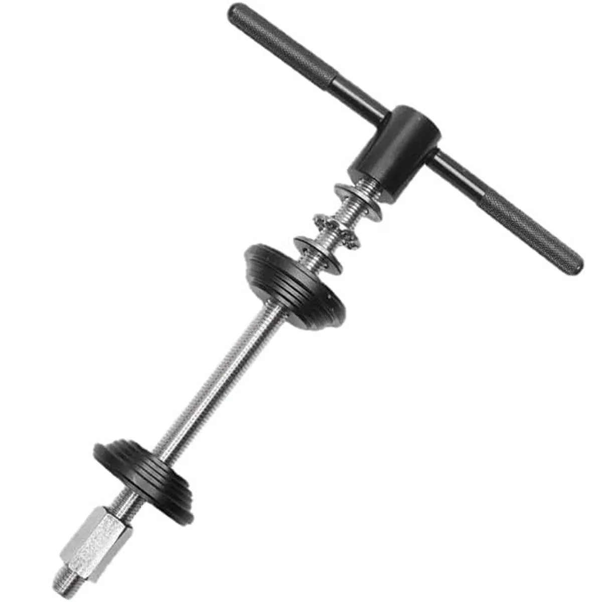 Bicycle Bowl Set Press-in Tool - BB Mid-Axis Mounting Compression Tool - Black