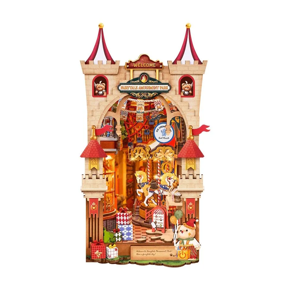 Robotime Rolife Fairytale Amusement Park DIY Book Nook Kit (257 Pieces)