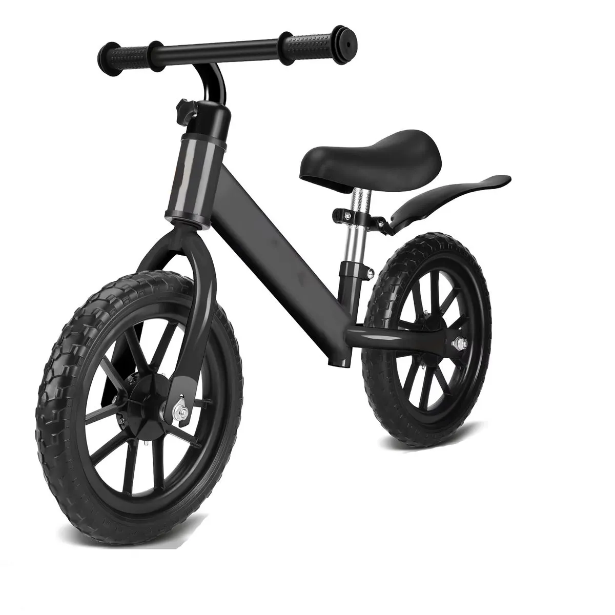 Children's Balance Bike Without Pedal Bicycle Baby Walker Scooter - Black