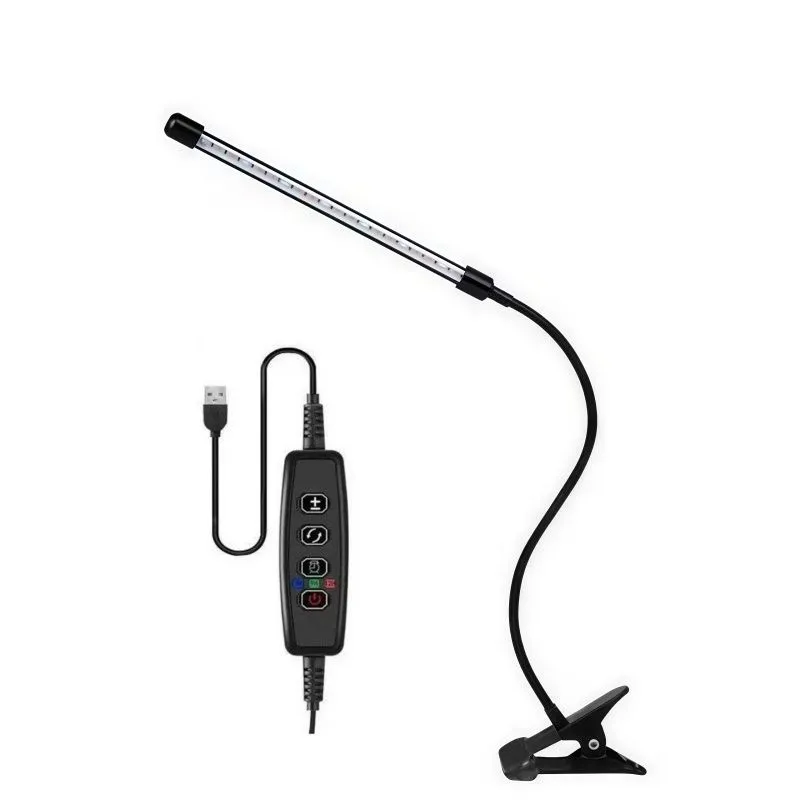 Portable LED Plant Growing Light for Indoor Plants,1 Tube,Warm and White