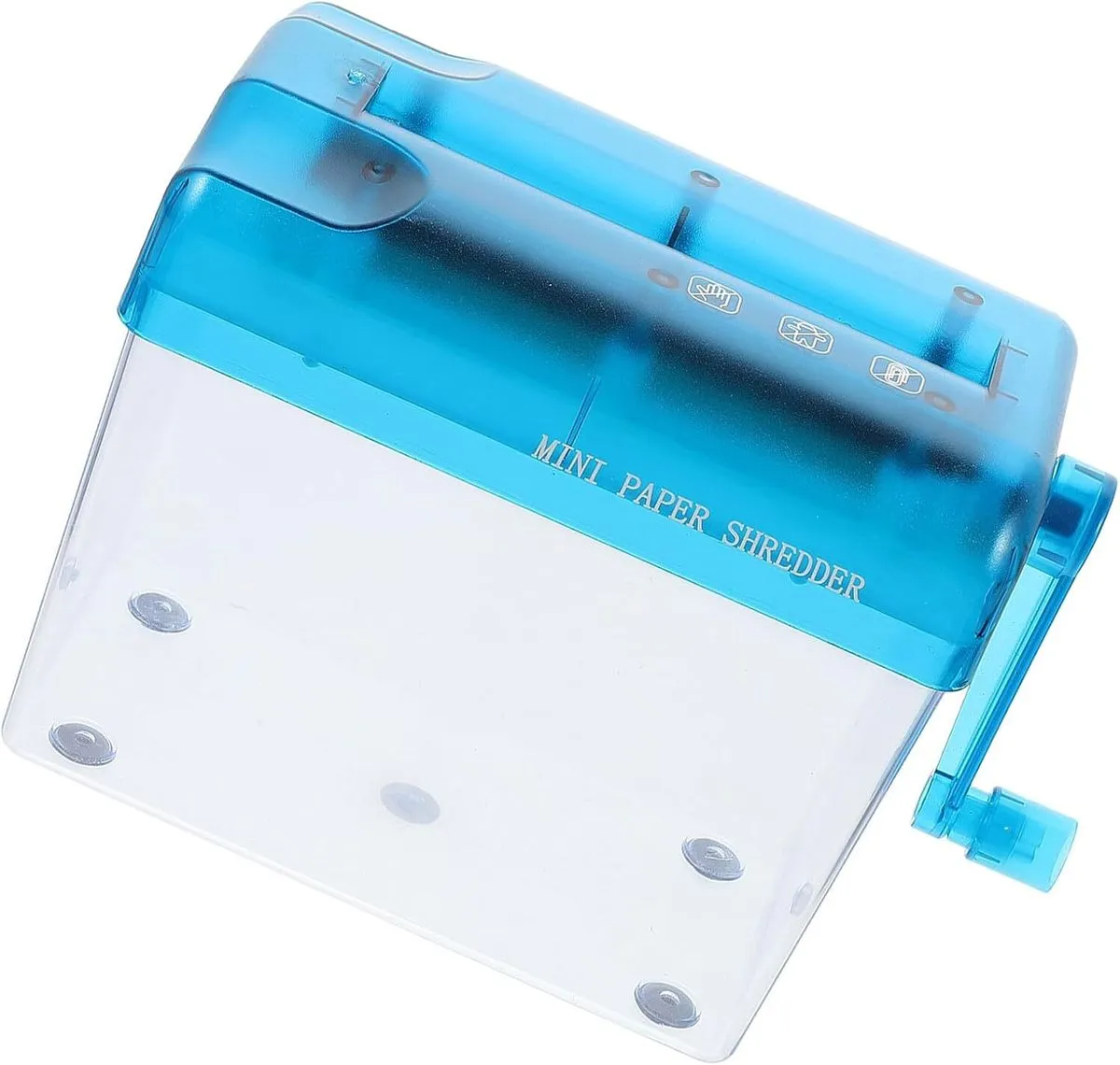 Manual Paper Shredder Wear-resistant Desktop Handheld Cutter For Home