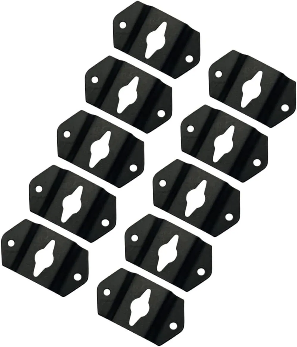 10pcs Iron Plate Speaker Hanger Bracket Wall Mount Hook Small Hooks