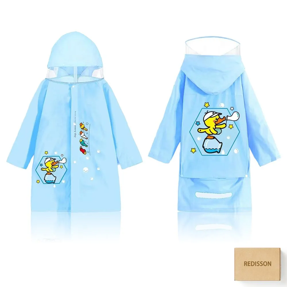 Kids Rain Coat for Girls Boys Raincoat Lightweight Waterpoof Rain Jacket