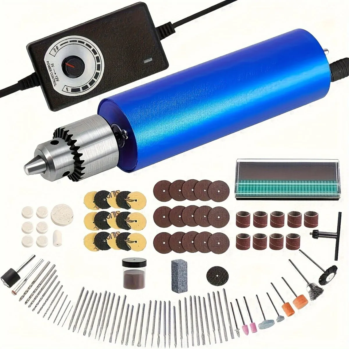 Mini Electric Rotary Tool Kit, Variable Graving Tool with 100 Accessories