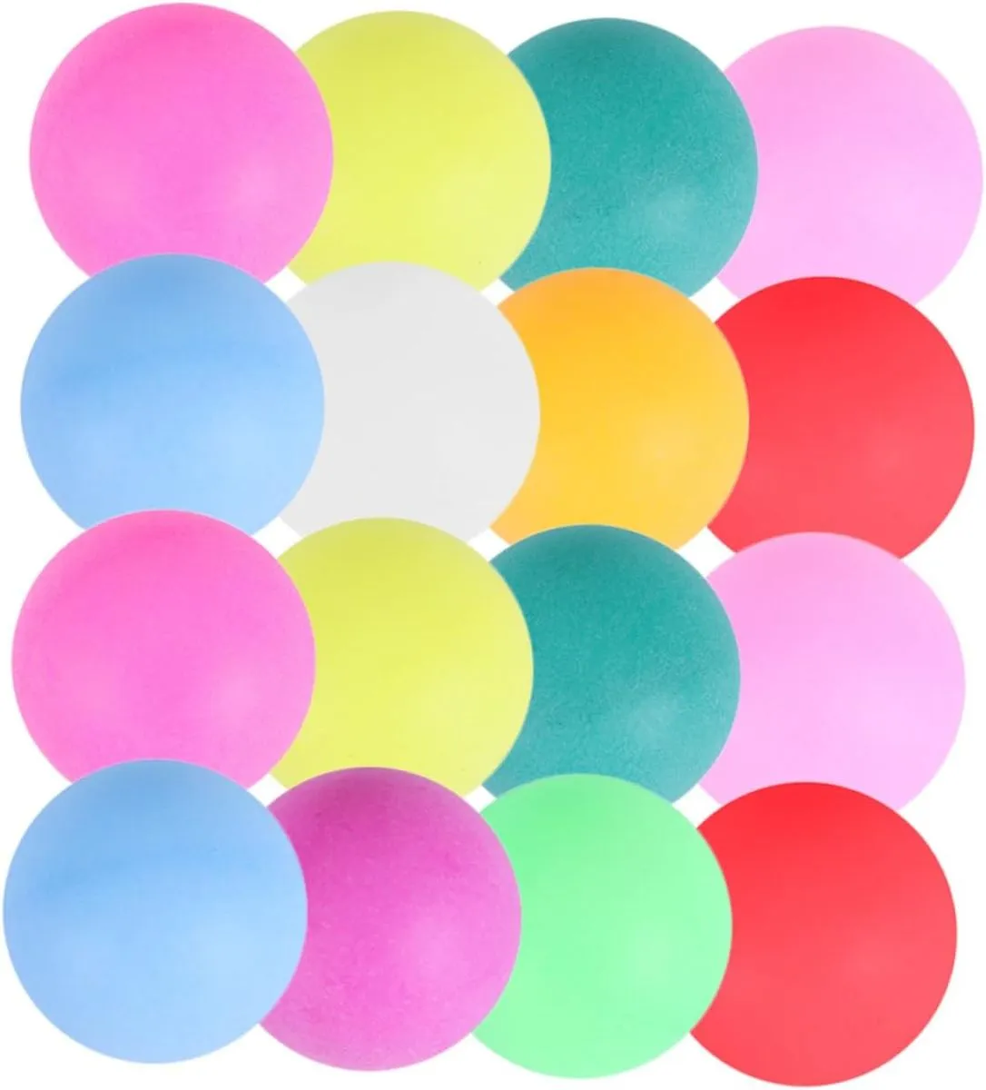 Colored Table Tennis Balls Bulk Mixed Colors - 150 Piece