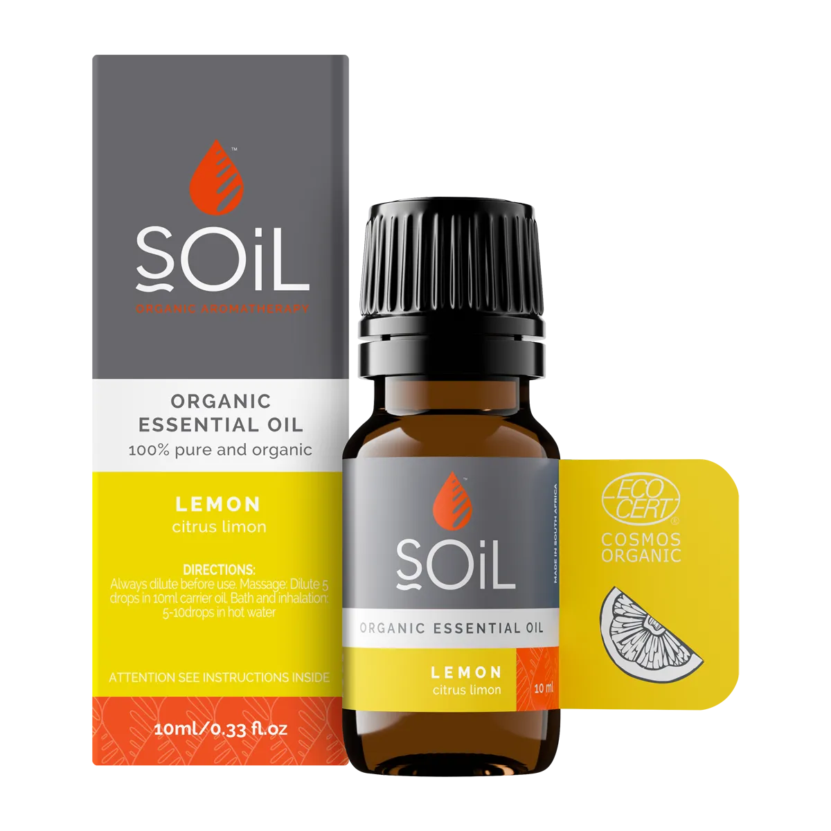 SOiL Organic Lemon 10ml (Citrus Limon)
