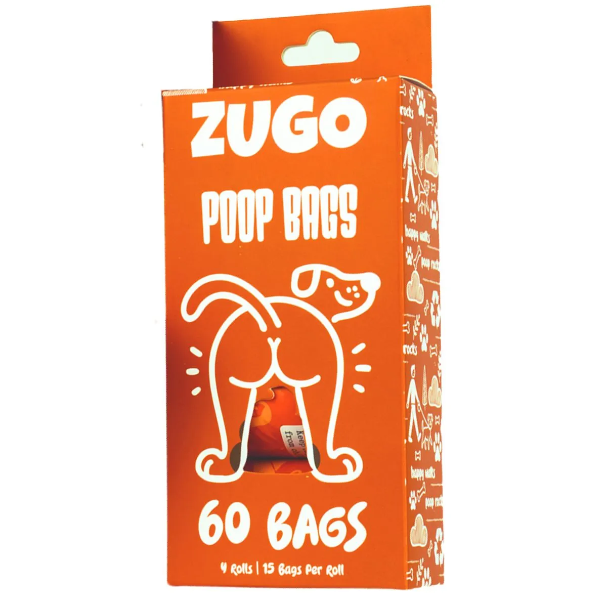 Zugo Poop Bags - 4x Rolls