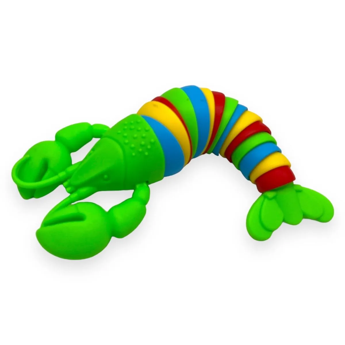 Flexible Lobster - Caterpillar Fidget Toy - Toys for Kids - Green