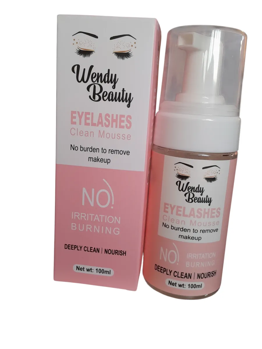 Wendy Beauty Eyelashes clean mousse