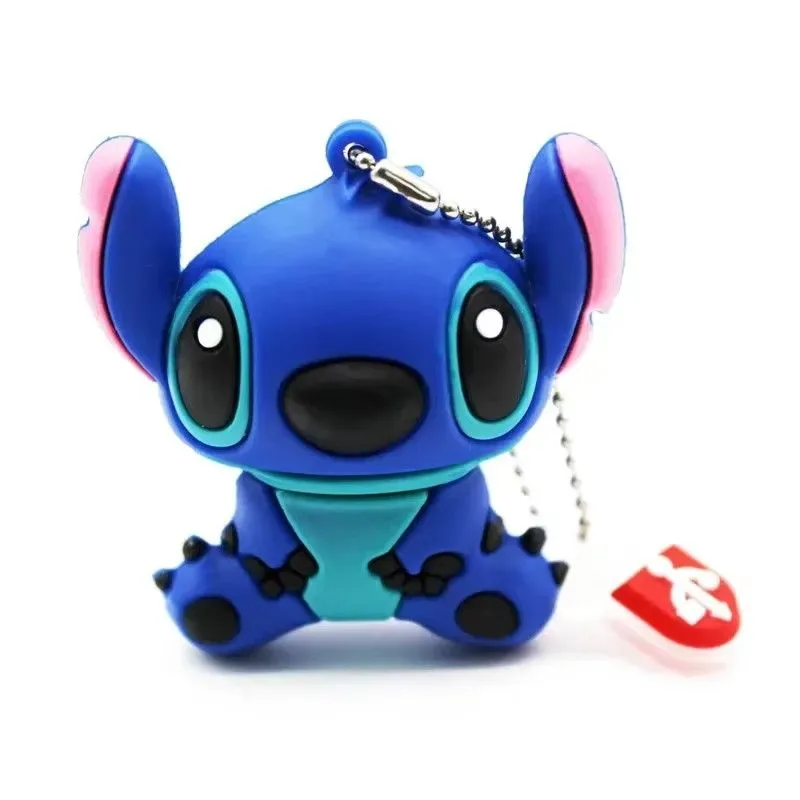 Mini U Disk 64GB Flash Drives Cartoon USB 2.0 Flash Memory Stick Pen Drive - Blue