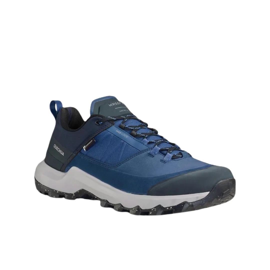 Quechua Men's Waterproof Hiking Shoes - mh500 Blue