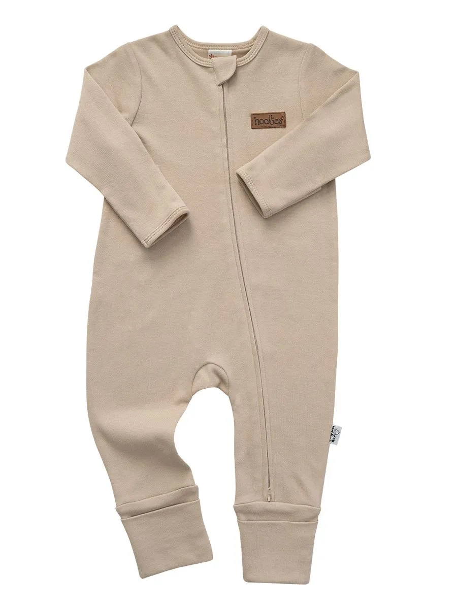 Hoolies - Stone Cotton Interlock Onesie