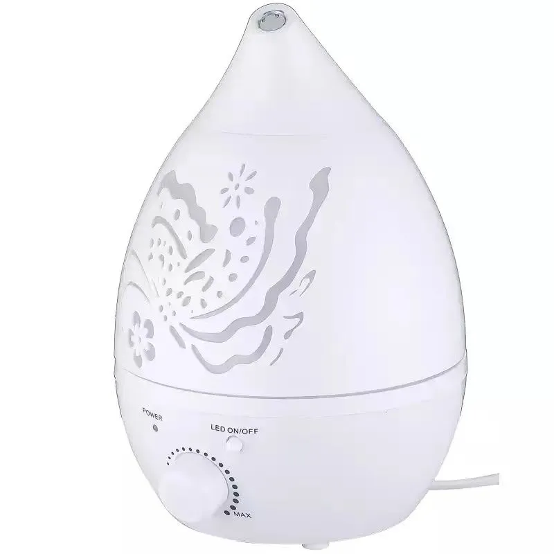 Air Humidifier Aroma Essential Oil Diffuser 7 Color LED -1.3L - White