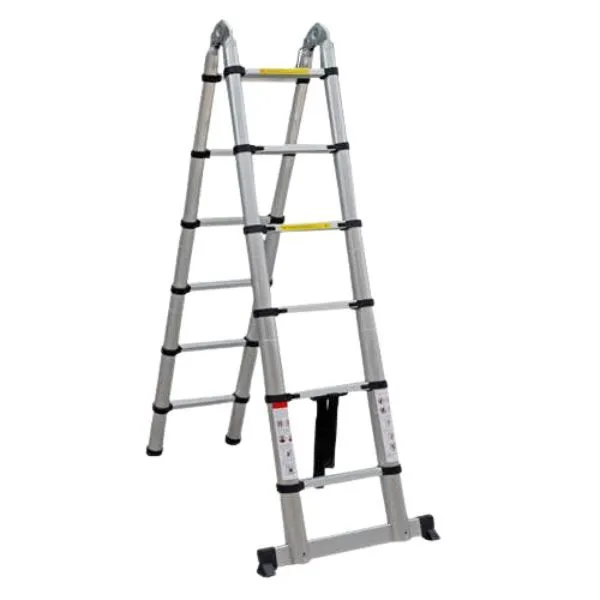 2.8m and 2.8m Aluminum Multi-Purpose Ladder - Foldable Dual Use