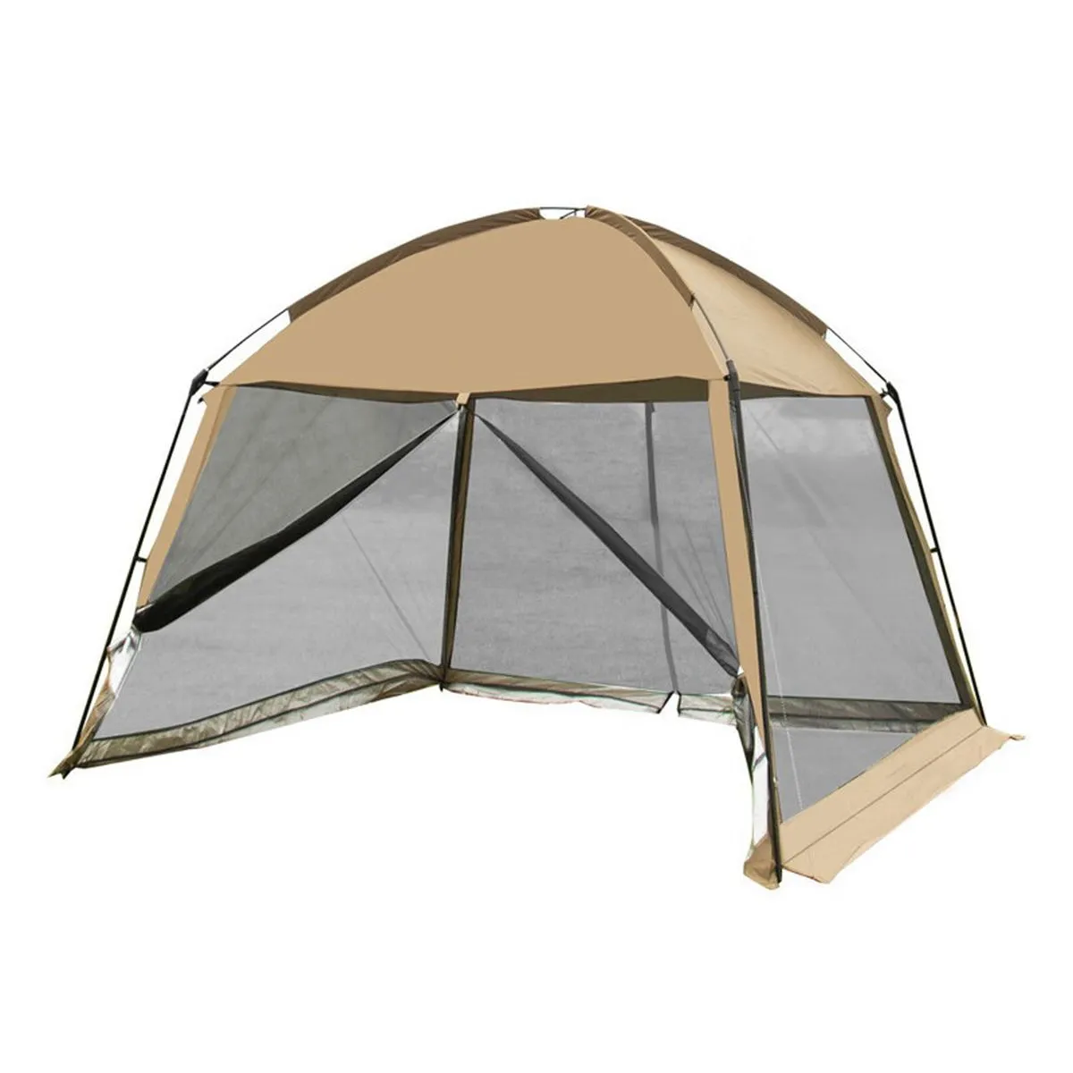Camping Screen Tent for 8-10 People - UV & Waterproof Sun Shelter