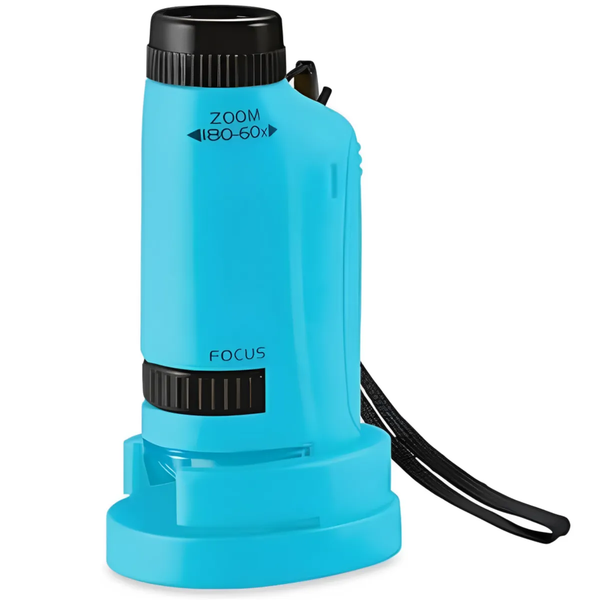 Handheld Microscope 60x-180x for Kids Pocket Microscope for Scientific - Blue