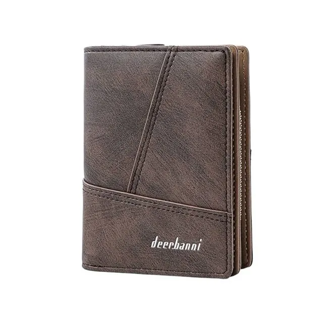 Leather Wallets High Quality Man Wallet Zipper Coin