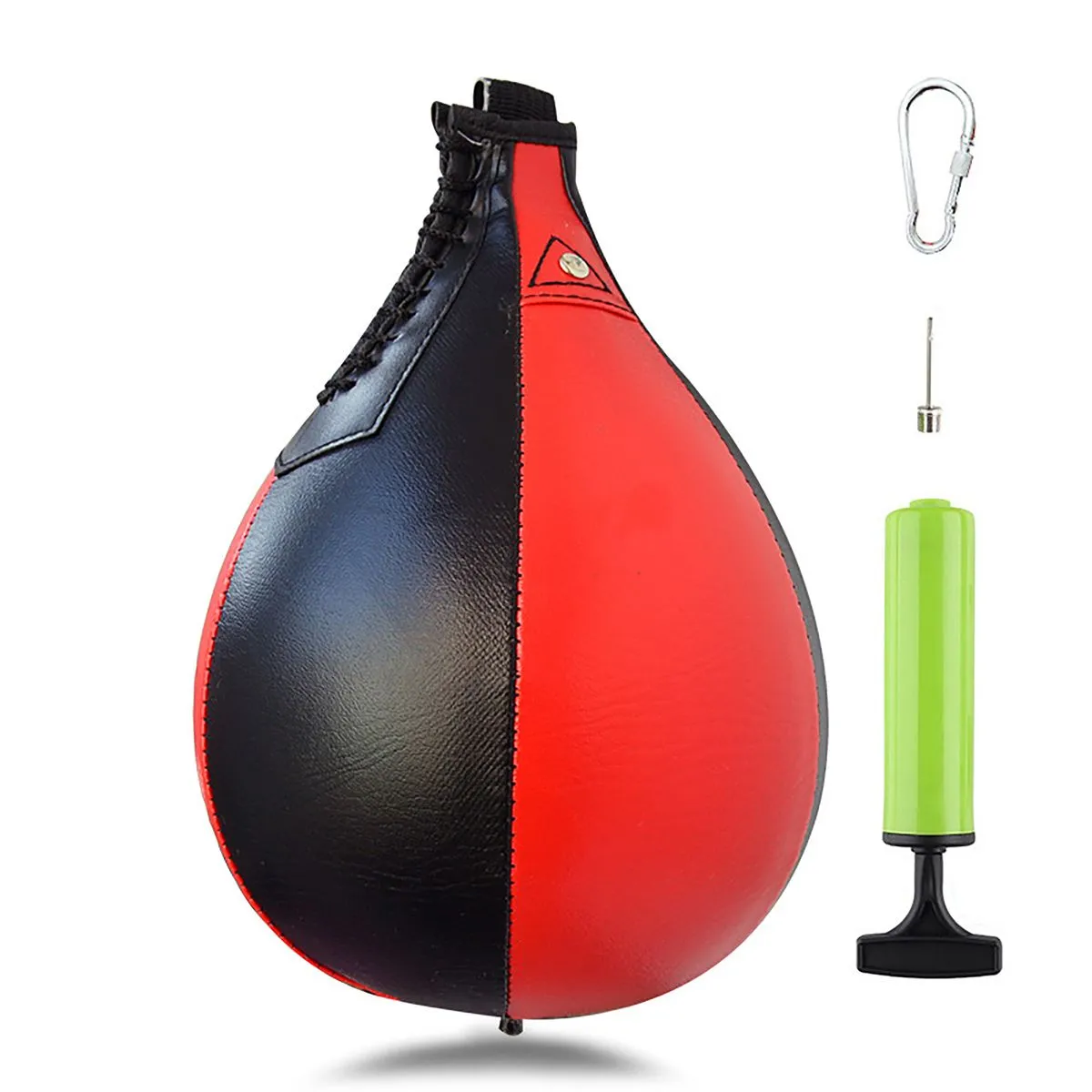 Foldable Boxing Speed Bag Kit Punching Bag for Home
 Home Boxing Kit - Red