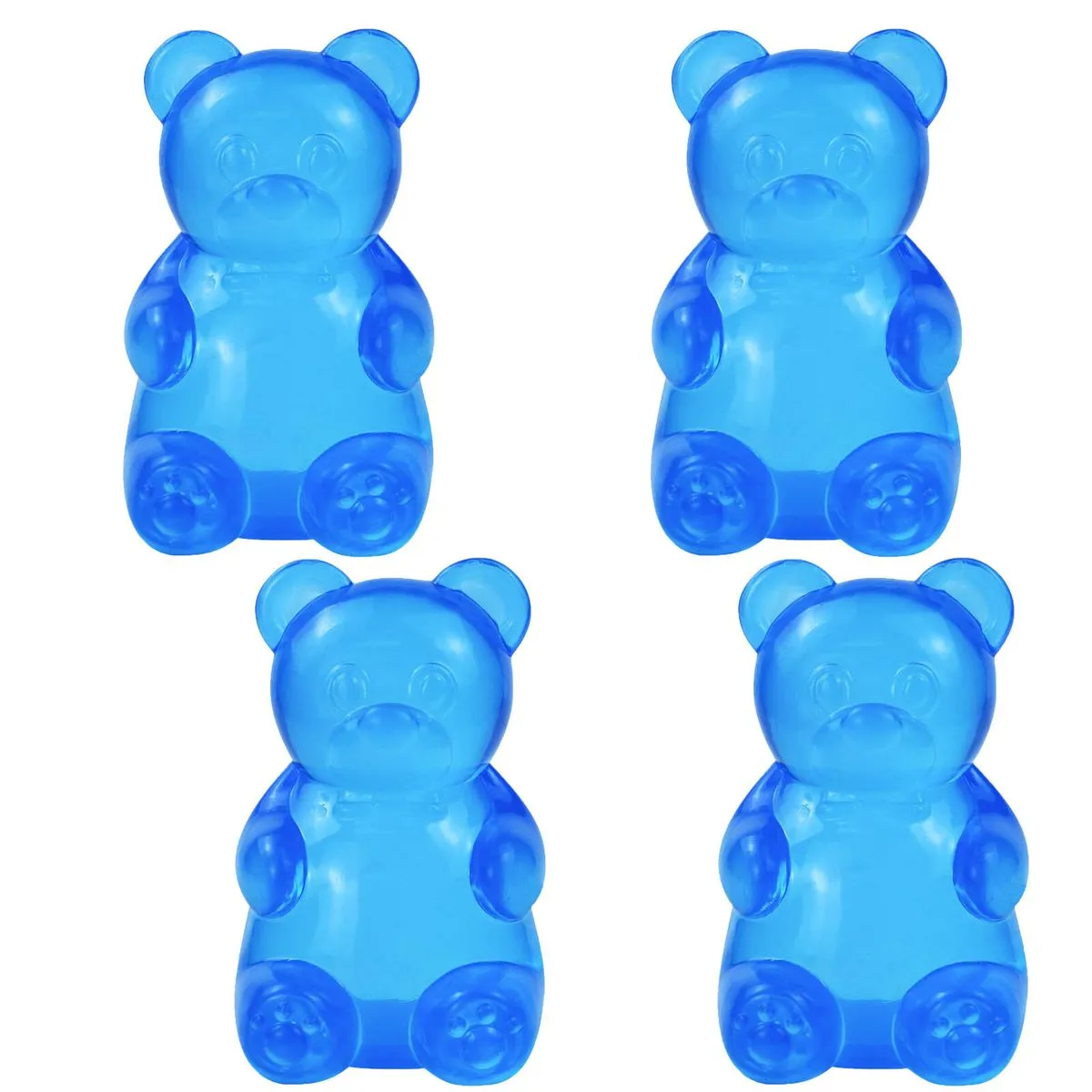 4 Pcs Gummy Bear Squishy,Stress Bear Taba Squishy,Squishy Toys for Kids