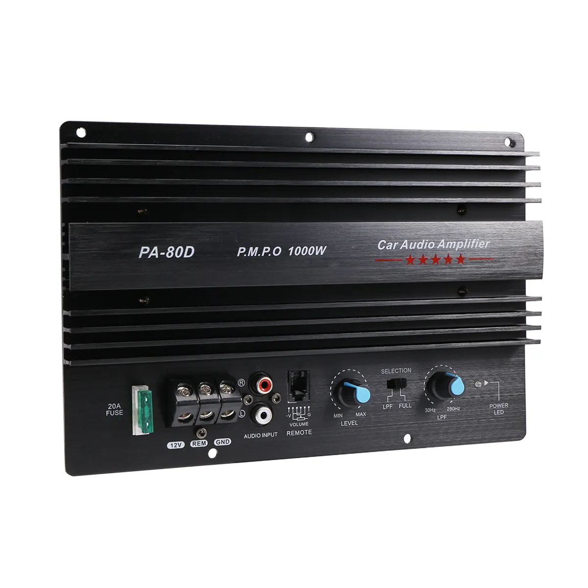 12V 1000W Car Audio Amplifier Amp Board Subwoofer Bass Amp Pa-80D