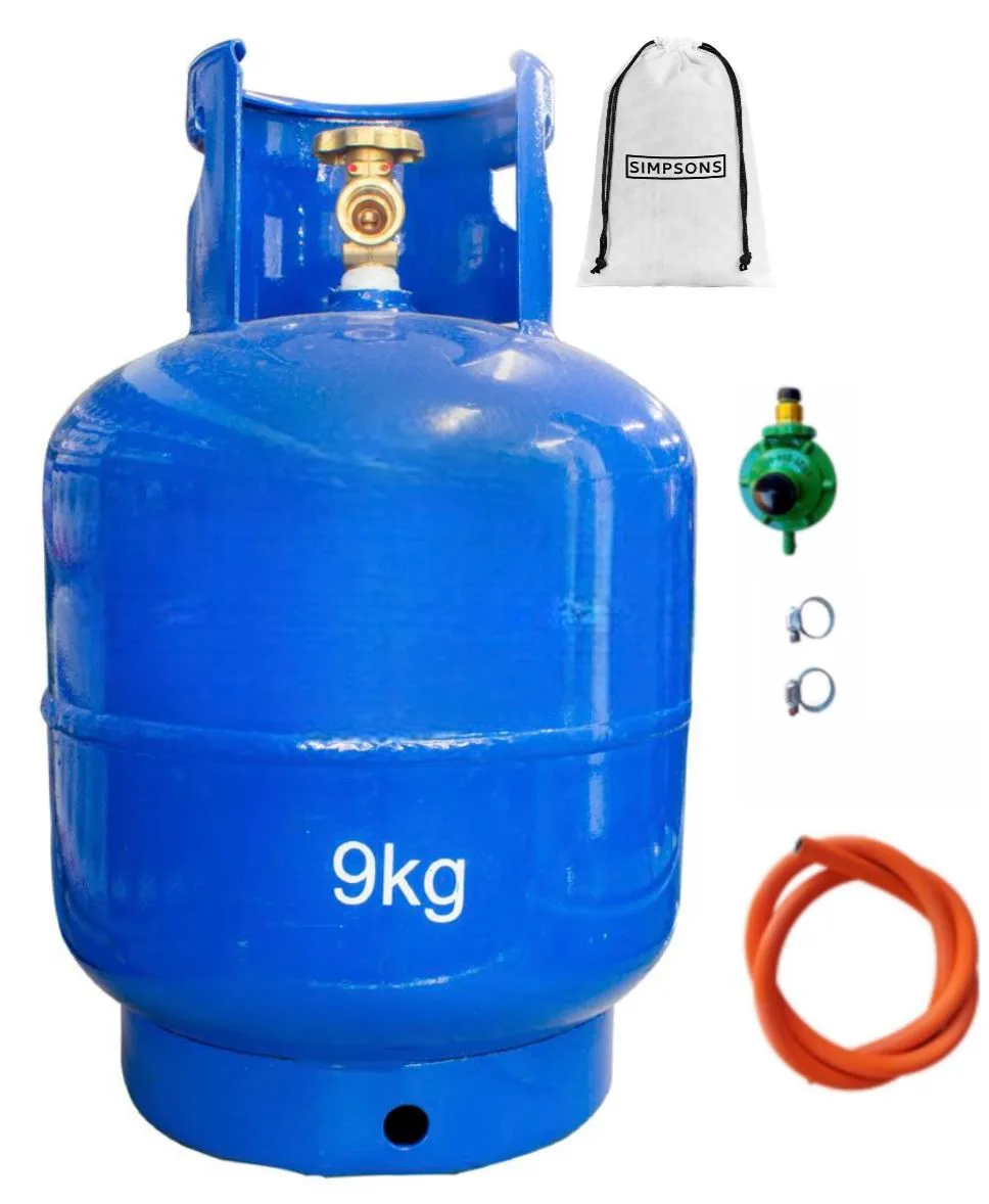9kg High Quality Gas Cylinder and Simpsons Bag