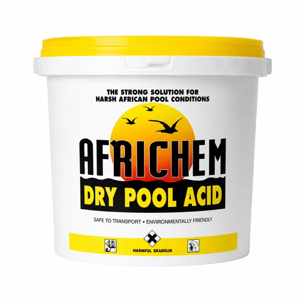 Dry Pool Acid Bucket for Swimming Pool pH Control and Water Balance