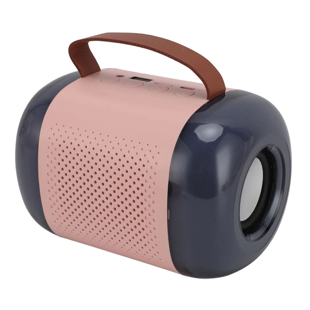 Portable Karaoke Machine, 2 Wireless Mics, BT5.3, RGB, Pink