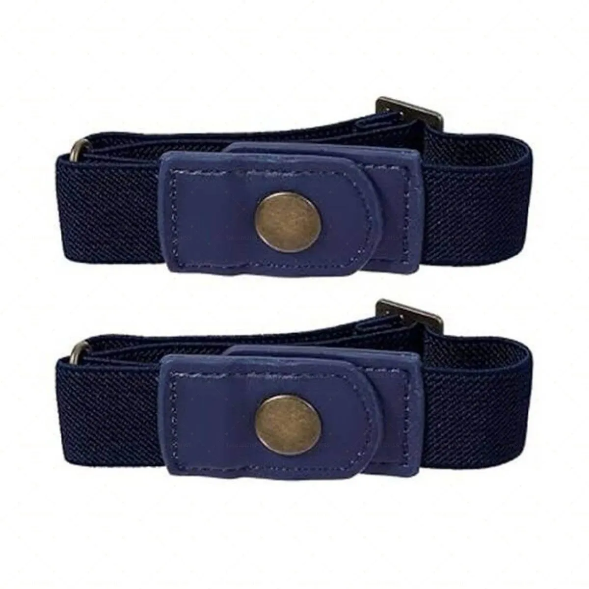 2 Pack Invisible Side No Buckle Belt Women and Men