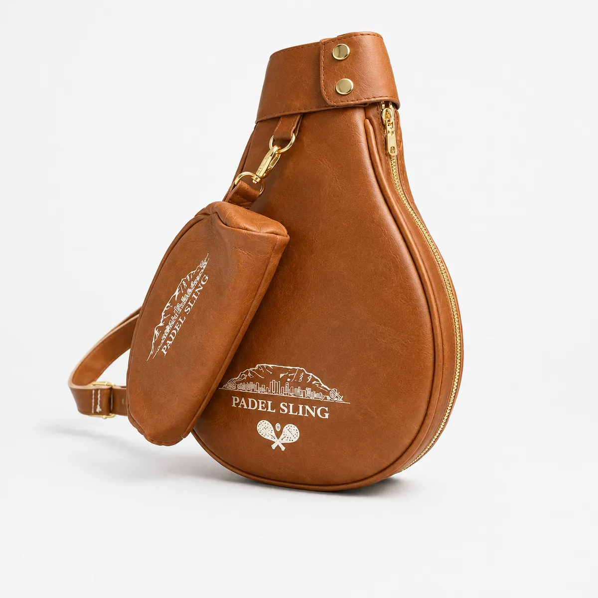 Tan Padel Sling Bag