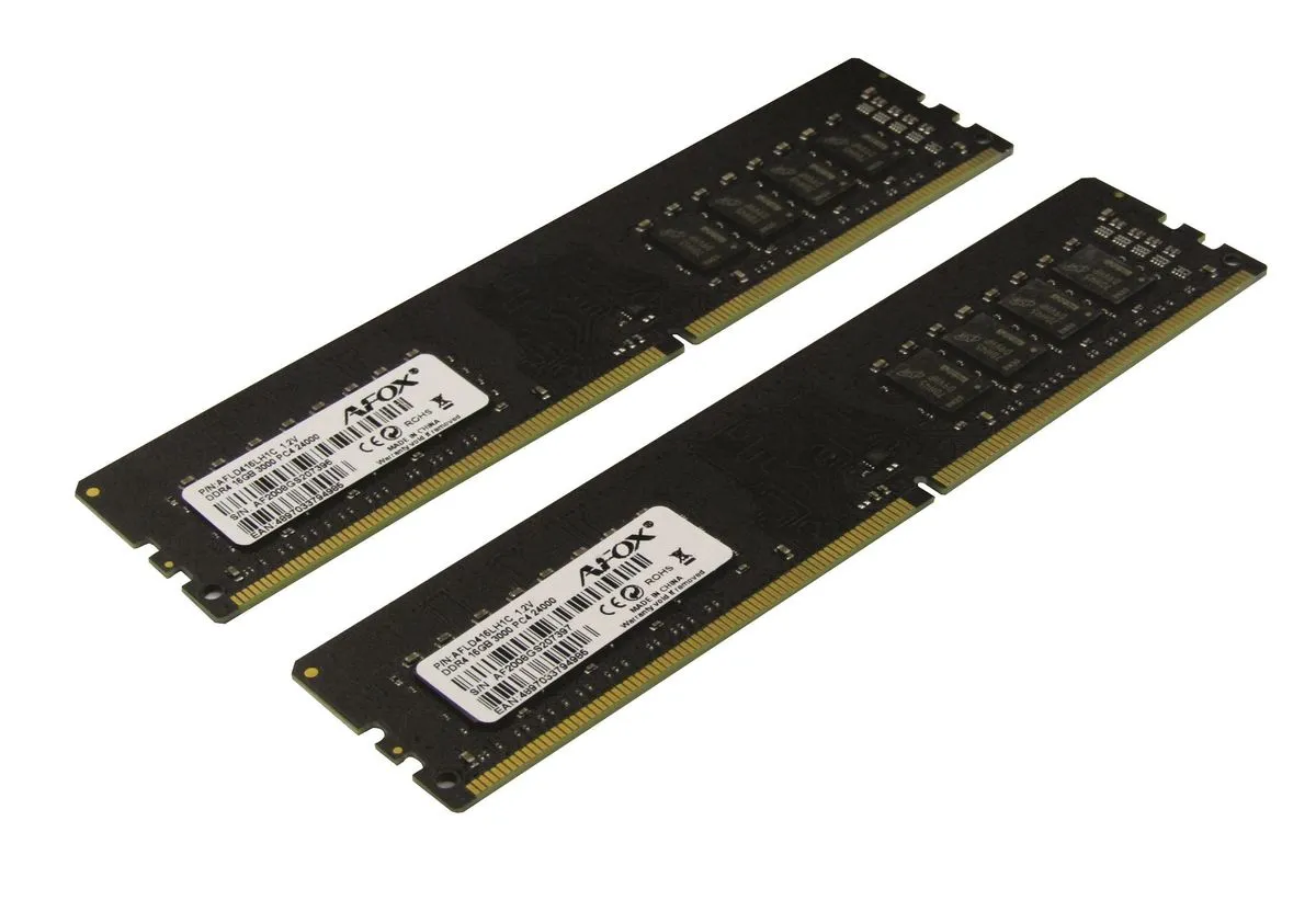 AFOX Memory RAM DDR4 2x16 GB 3000 MHz LONGDIMM ( AFLD432LHICD)