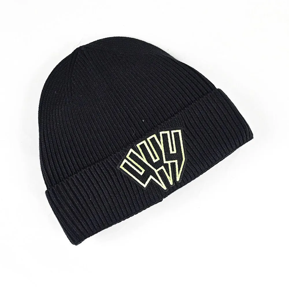 Unisex Beanie for Men and Women Knit Hat Winter Beanies - Black Green