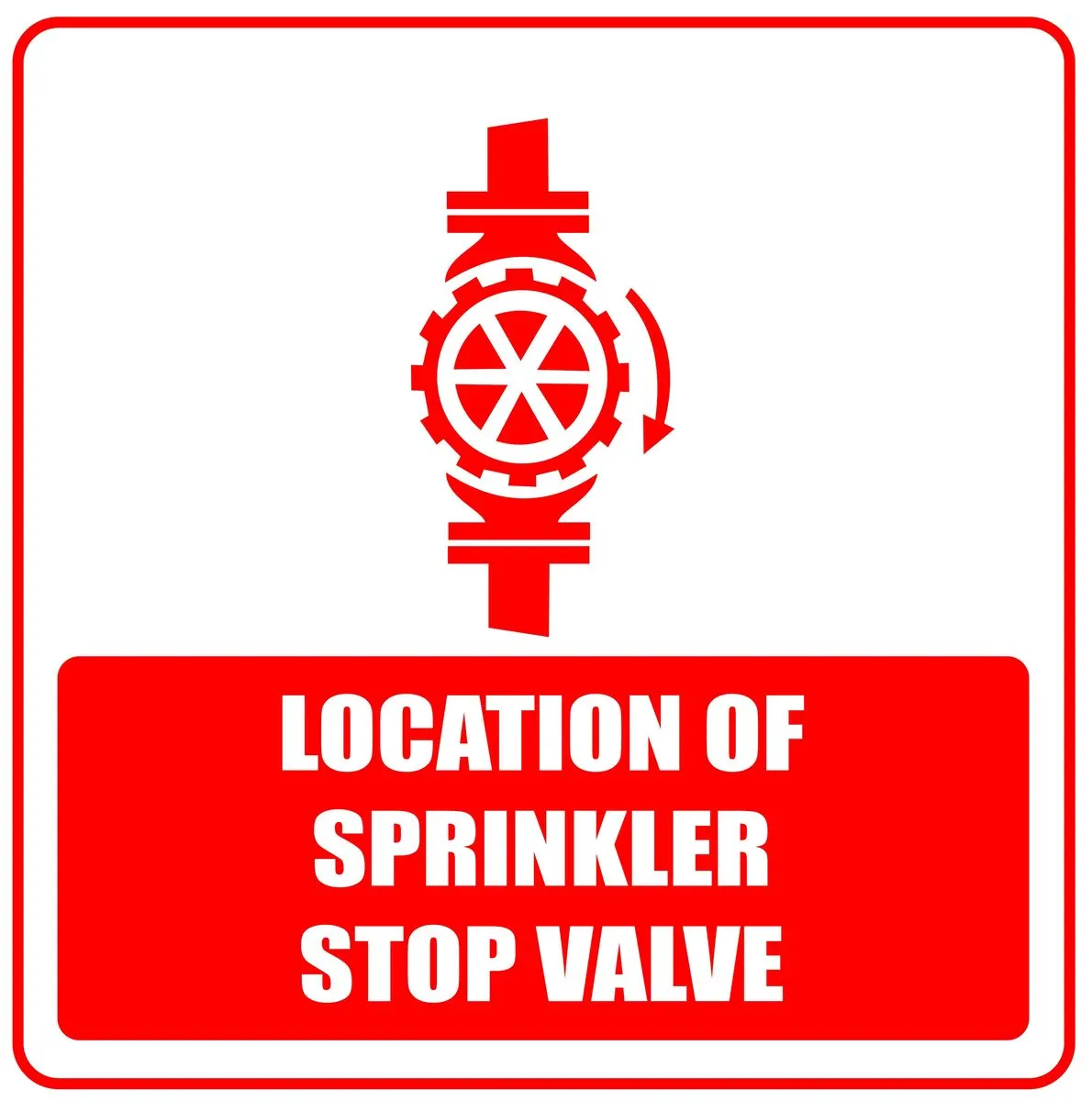 Location of sprinkler Valve 19x19cm - 2 Pack