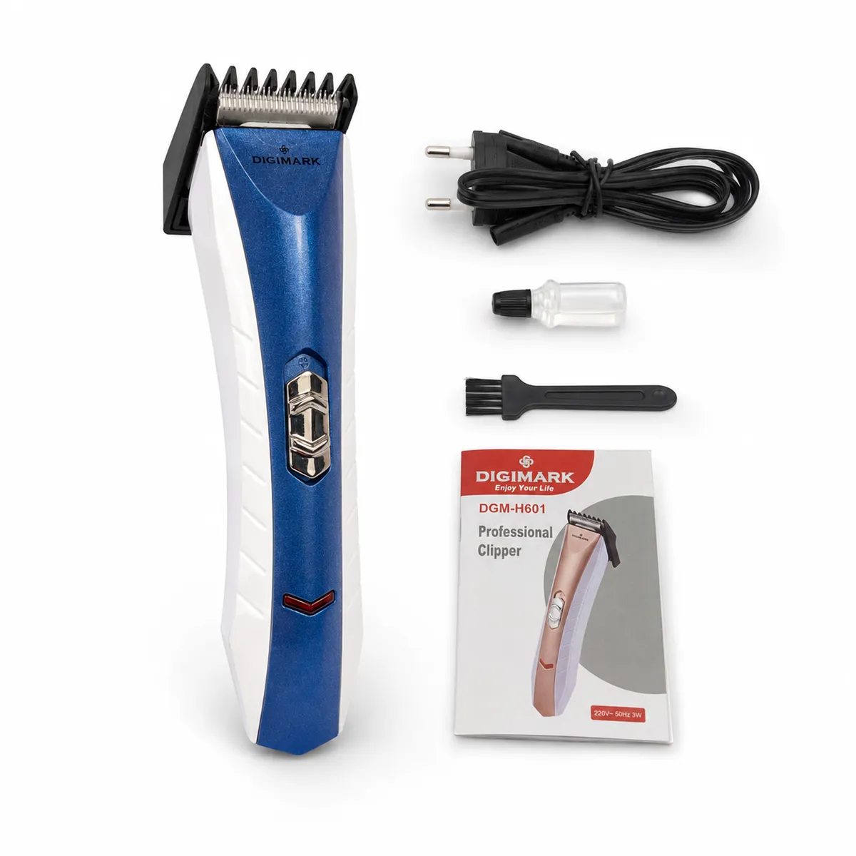 Hair Clipper Rechargeable Trimmer with Adjustable Cutting Guide