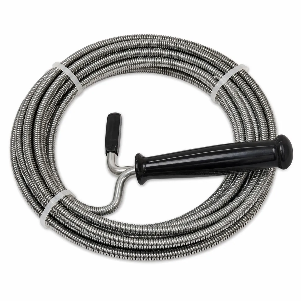 5M Spiral Pipe Cleaning Tool With Flexible Design For Drain Maintenance