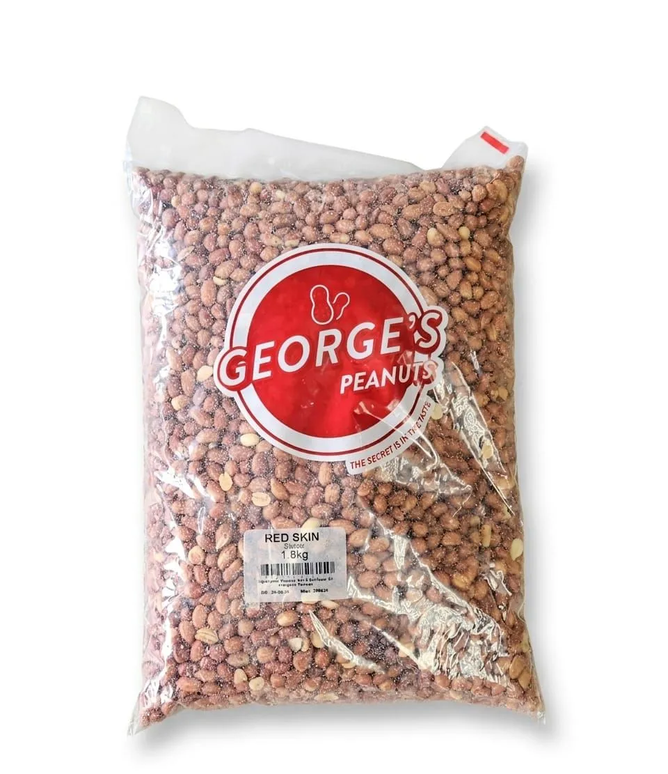 George's Peanuts 1.8kg Red Skin Salted Peanuts