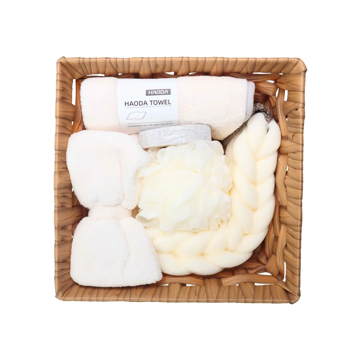 5 Pcs - Luxury Women's Spa Gift Basket - M - Starter Pack - Cream
