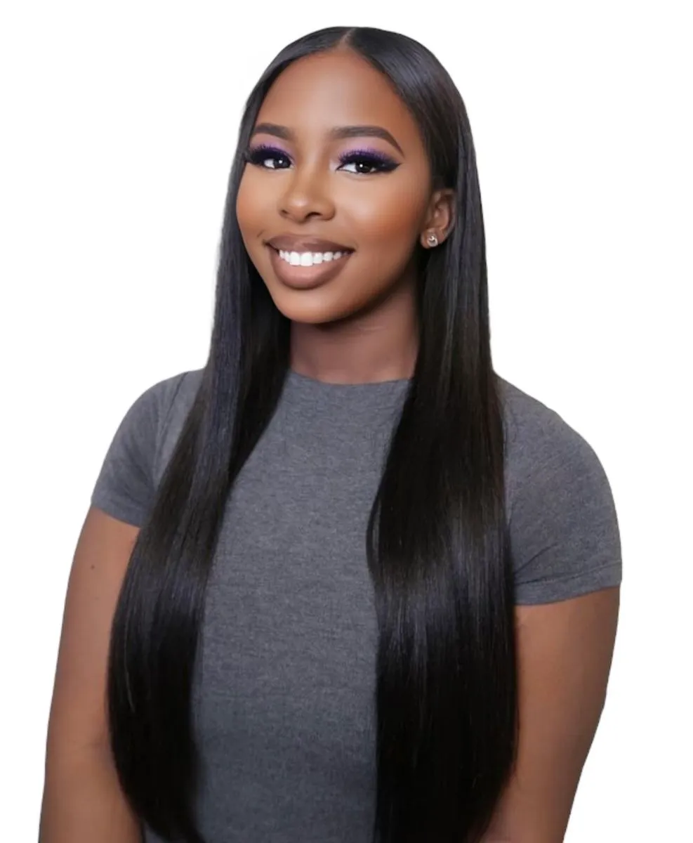 20-Inche Glueless Wear and Go 100% Brazilian Human Hair Wig