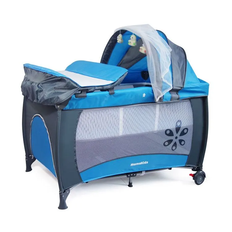 Mama kids Camp Cots - Blue