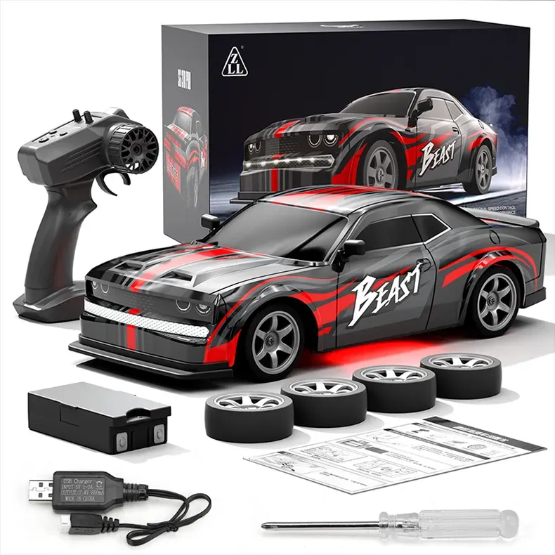 Drift Racing BEAST High Speed RC Car 4WD with lights 40Km/h