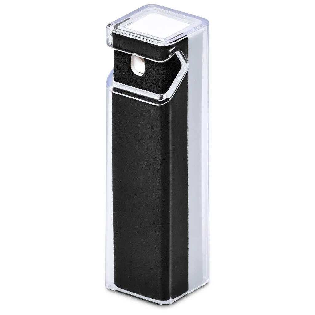 3-in-1 Slick Sanitising Screen Cleaner with Phone Stand - Black