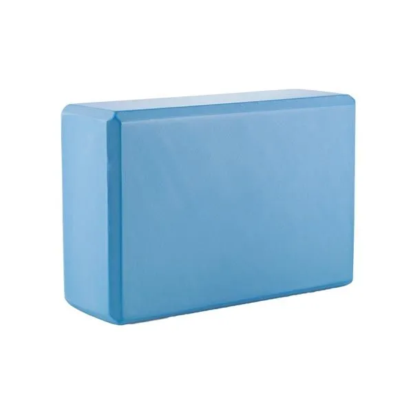 Yoga Brick - High Density Non-Slip Foam Yoga Block - Blue