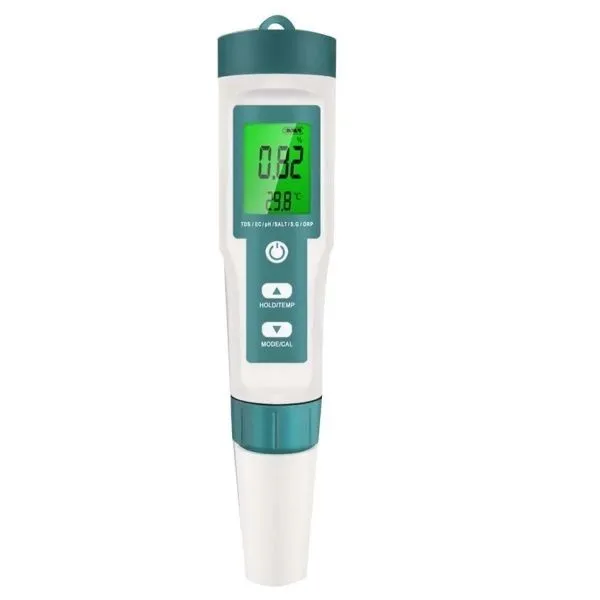 7-in-1 Water Quality Tester, Multifunctional pH EC TDS Test Portable Pen