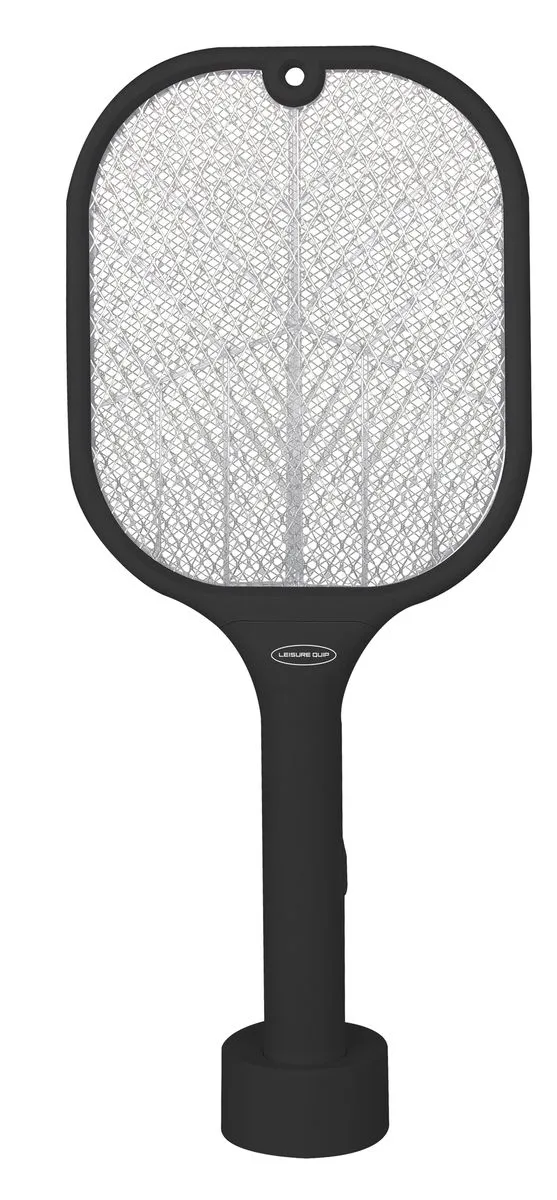 Leisure Quip Rechargeable Mosquito Insect Swatter Racquet with stand.