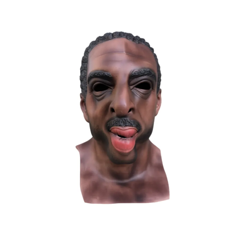 Rustic Hollow Eye Male Character Mask