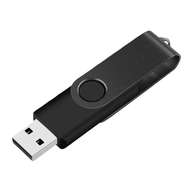 Color USB Flash Drive 32GB Large Capacity Compatible with Computers - Black