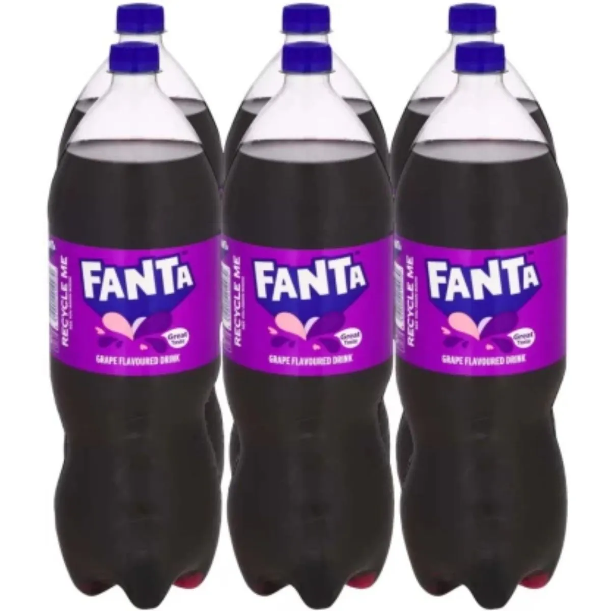 Fanta Grape Flavoured Soft Drink 2 Litre - 6 Pack | Refreshing Grape Soda