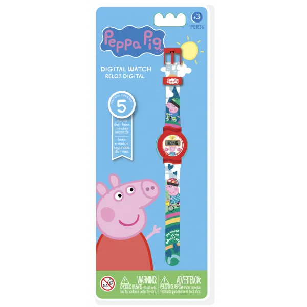 Peppa Pig - 5 Function LCD Watch