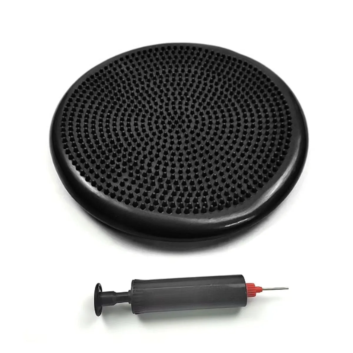 Balance Disc Wobble Cushion Balance Disc Lumbar Support Workout Equipment - Black
