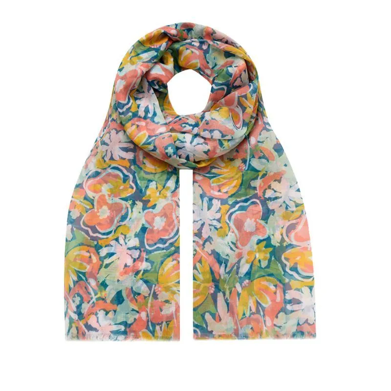 Scarf - Abstract Flowers