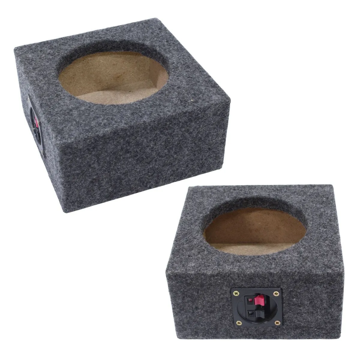 6 Inch Car Audio Speaker Box Enclosures - Set